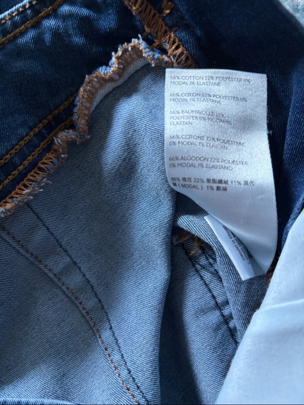 Free People We The Free Just Float On Flare Jeans Side Zip Blue Size 28 - Picture 10 of 10